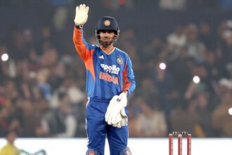 Jitesh equals MS Dhoni's wicketkeeping record in T20Is for India during Cuttack clash against SA