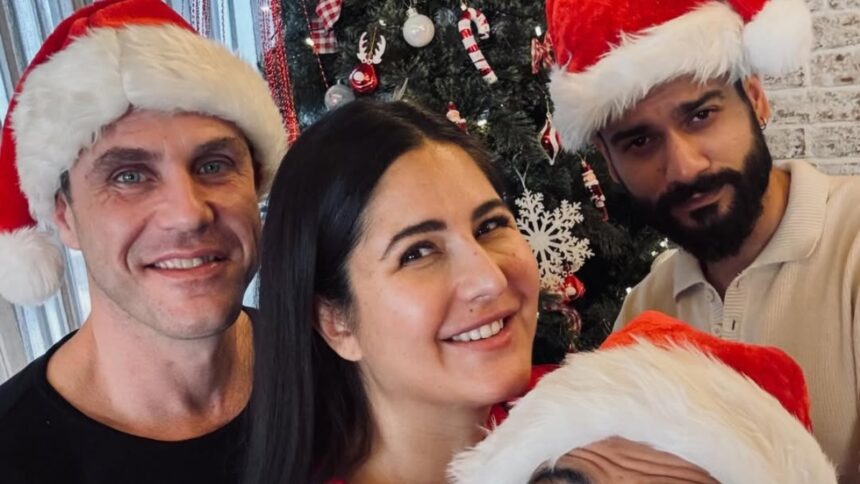 Katrina Kaif shares first photo after baby boy's arrival, celebrates Christmas with Sunny and Vicky