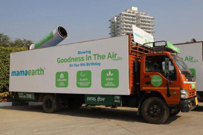 Mamaearth deploys anti-smog guns across Delhi NCR on 9th anniversary