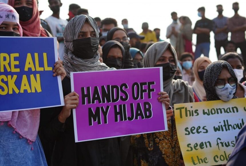 Muslim woman alleges hijab removal at Gujarat Railway exam centre