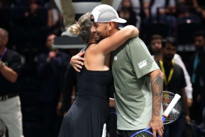 Nick Kyrgios defeats Aryna Sabalenka in straight sets in Battle of the Sexes clash