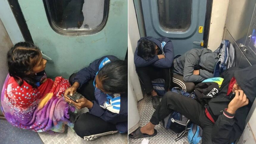 Odisha athletes forced to sit near train toilet due to unconfirmed tickets, video surfaces
