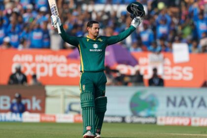 List of records Quinton de Kock broke and matched with century vs India in third ODI