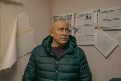 The Ukrainian man fighting Russian ‘lies’ with his front-line newspaper