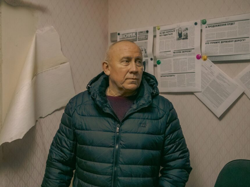 The Ukrainian man fighting Russian ‘lies’ with his front-line newspaper