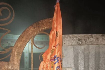 Mosque desecrated in Tripura: Liquor bottles, ‘Jai Shri Ram’ threat note, Bajrang Dal flag found