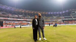 Yuvraj Singh, Harmanpreet Kaur stands inaugurated in Mullanpur ahead of second T20I