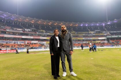 Yuvraj Singh, Harmanpreet Kaur stands inaugurated in Mullanpur ahead of second T20I