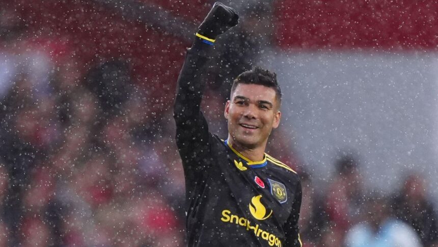 Casemiro announces decision to leave Manchester United after POTM performance against City