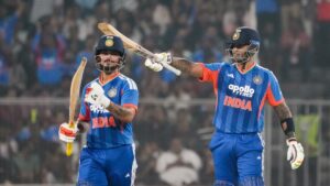 India create T20I world record against New Zealand after blistering batting in series