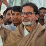 West Champaran, Bihar, India -Nov .21, 2025: Jan Suraaj chief Prashant Kishor addresses the media after his day-long silent fast, in West Champaran district, Bihar, India, Friday,21, 2025.(Photo by / Hindustan Times)