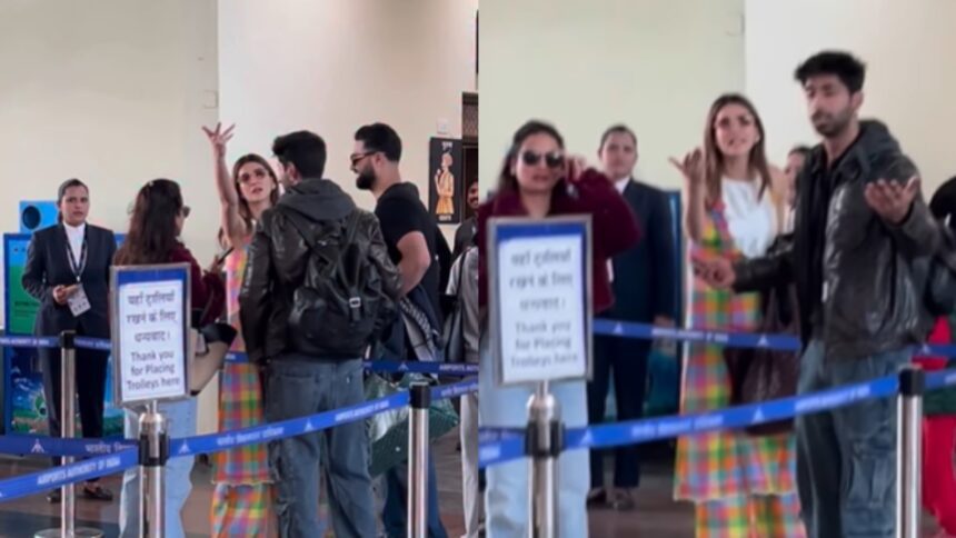 Kriti Sanon loses her cool as paparazzi tries to capture her rumoured boyfriend Kabir Bahia | Watch