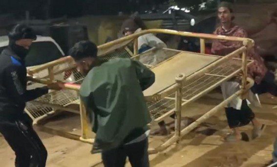 Muslim rickshaw puller assaulted, partially buried in sand, set on fire by Hindutva men in Agartala