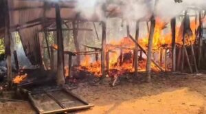 “Police watched silently”: Muslim homes, shops, mosque set ablaze by Hindutva group in Tripura’s Fatikroy