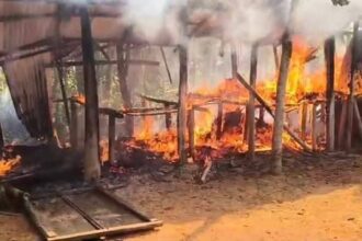 “Police watched silently”: Muslim homes, shops, mosque set ablaze by Hindutva group in Tripura’s Fatikroy