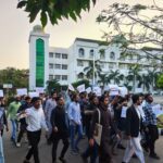 “Attack on public education”: MANUU students protest Telangana govt plan to resume 50 acres of university land