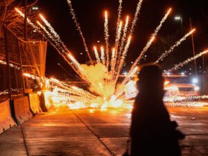 Tensions flare in Minnesota as protesters, federal agents square off