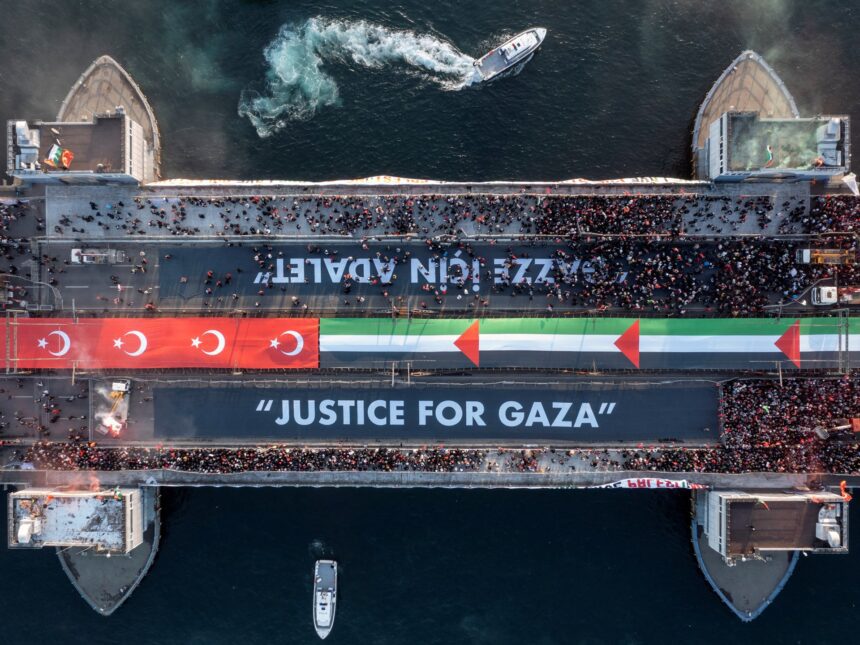 Photos: Thousands march in Turkiye in support of Gaza on New Year’s Day