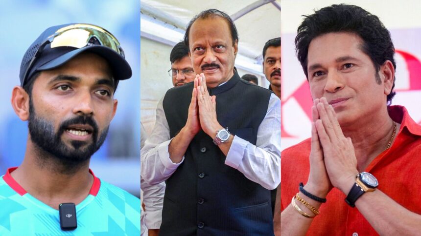Ajit Pawar dies in plane crash: Sachin Tendulkar, Ajinkya Rahane and other cricketers express grief