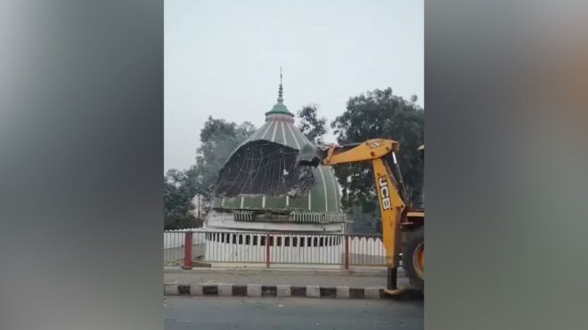 UP’s Deoria administration demolishes shrine after court order
