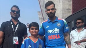 Virat Kohli spots 'Chota Chiku', tells Rohit Sharma 'dekh mera duplicate baitha hai'