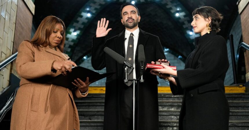 Photos: Zohran Mamdani becomes New York City’s first Muslim mayor