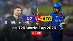 NZ vs AFG T20 World Cup 2026 LIVE Cricket Score: Gulbadin hits 50, Sediq falls in gripping contest