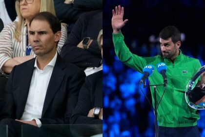Novak Djokovic asks Rafael Nadal if he wants to play during Australian Open final: Watch video