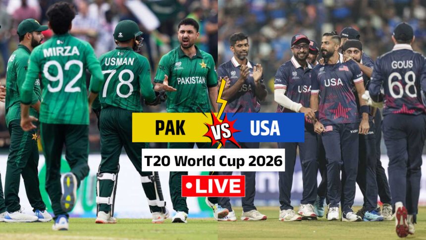 PAK vs USA T20 World Cup 2026 LIVE Cricket Score: Pakistan lose Saim Ayub as Schalkwyk strikes early