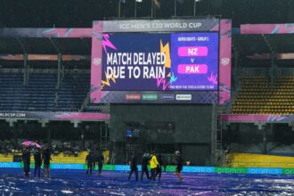 Which teams will qualify if all Super Eights Group B matches in Sri Lanka are called off due to rain