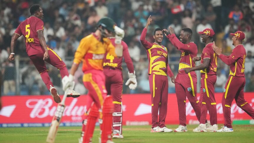West Indies decimate Zimbabwe in Mumbai, move inch closer to T20 World Cup semi-final