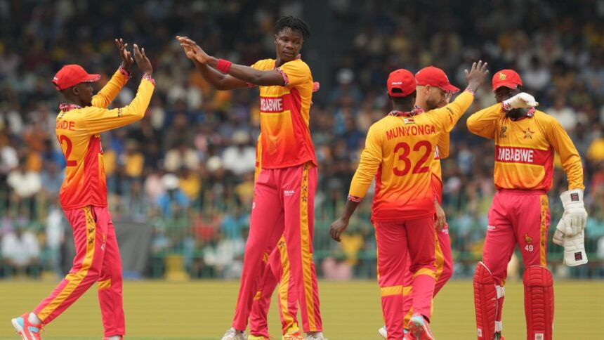 Zimbabwe top group B with thrilling win over Sri Lanka in T20 World Cup, to face India on Feb 26