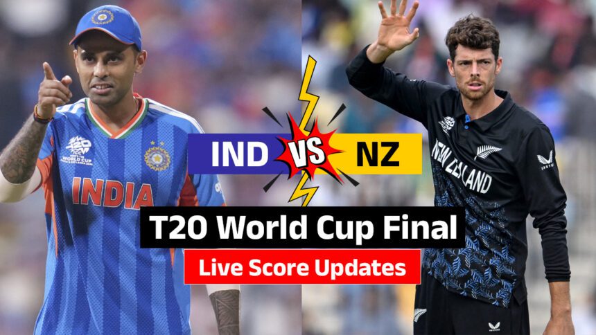 IND vs NZ Final Live score: India battle Ahmedabad hoodoo, New Zealand eye maiden T20 World Cup