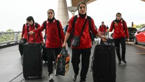 Five Iran women players seeking asylum in Australia after AFC Asian Cup return home