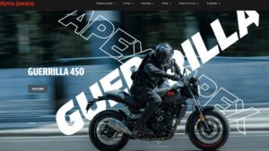 Royal Enfield Guerrilla 450 spotted ahead of launch with new colours and bold design