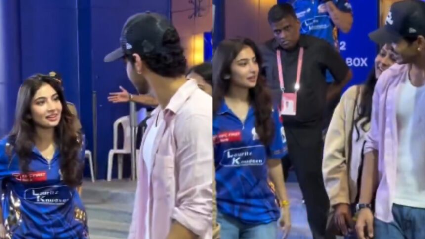 Sara Arjun-Ishaan Khatter's video outside Wankhede grabs attention after ad buzz | Watch