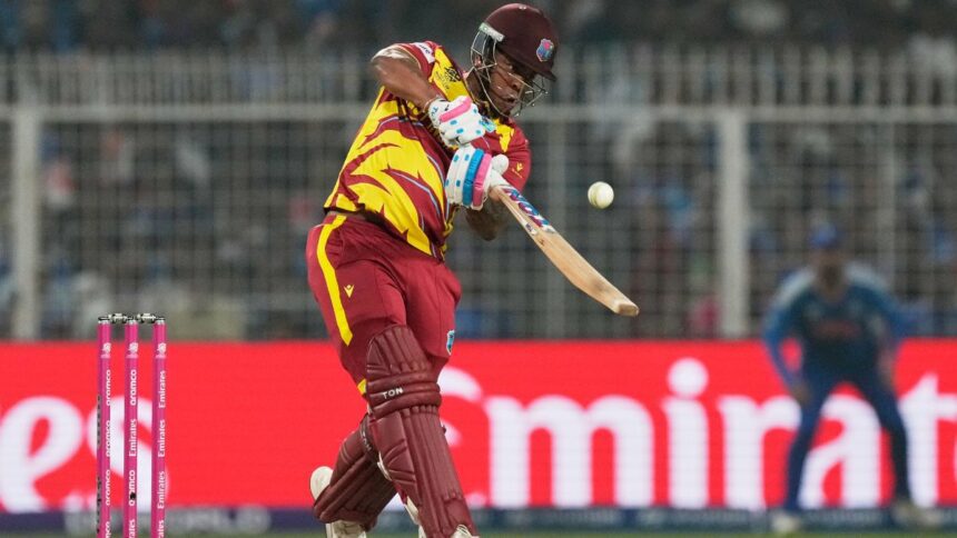 Shimron Hetmyer sets new T20 World Cup record in must-win clash against India