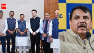 AAP sends petition to Rajya Sabha Chair to terminate 7 MPs who moved to BJP