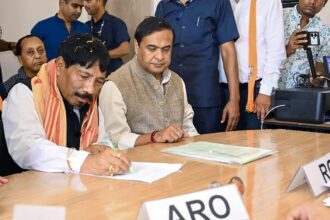 AGP leaders at political event in Assam