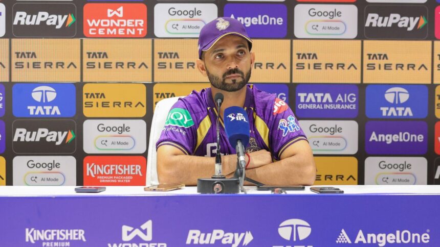 Ajinkya Rahane decodes reason behind KKR's defeat to SRH in IPL 2026
