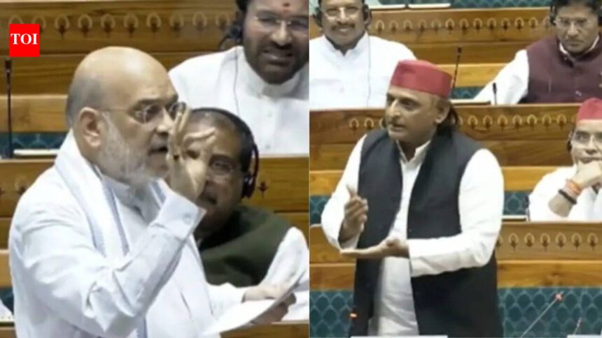 'Halt proceedings for an hour': Amit Shah's proposal to oppn on Delimitaton Bill; Akhilesh hits back with 'woman PM' remark