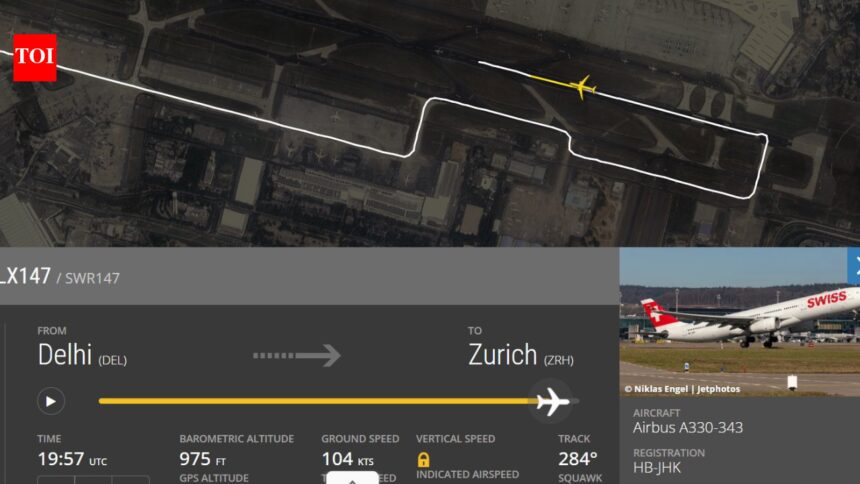 Engine fire on SWISS Delhi-Zurich flight during take off roll; aircraft evacuated on runway