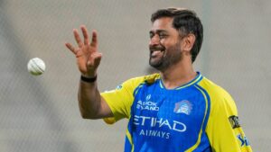 Is MS Dhoni playing today's IPL match for CSK against DC at MA Chidambaram Stadium?
