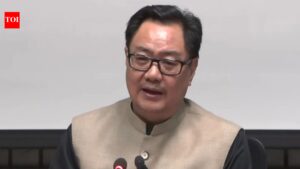 'Good bye tukde-tukde INDI alliance': Kiren Rijiju on Raghav Chadha, 6 AAP MPs joining BJP