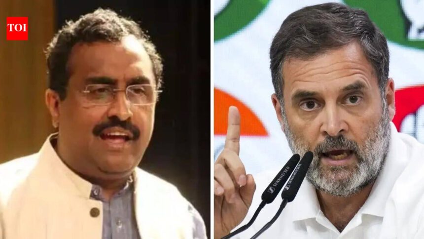 'Only revealed Sangh’s true nature': Rahul Gandhi targets RSS after Ram Madhav’s Russia-Iran oil remarks in US