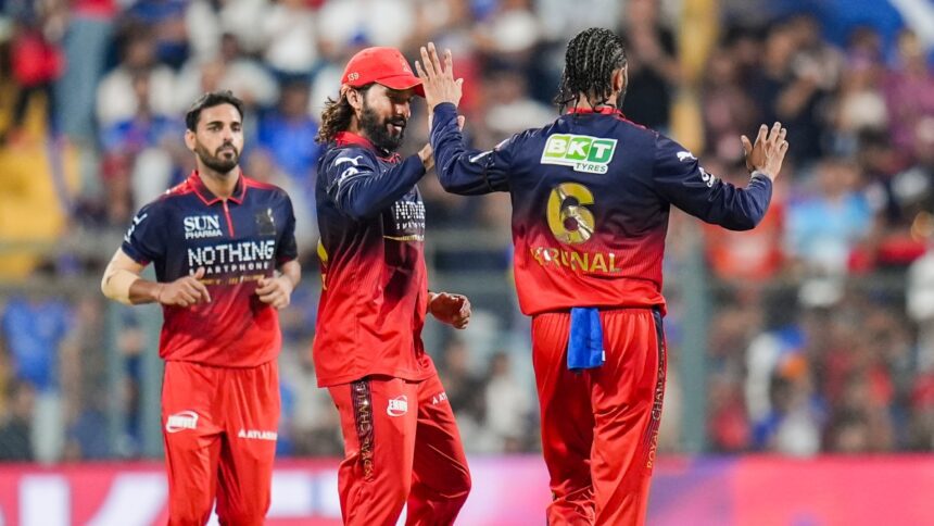 Salt, Patidar and Krunal plot MI's downfall as RCB register thumping win at Wankhede