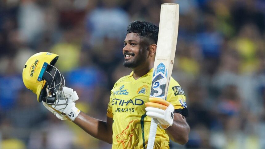 Sanju Samson matches Rohit Sharma's legendary record with century against Mumbai Indians in IPL 2026