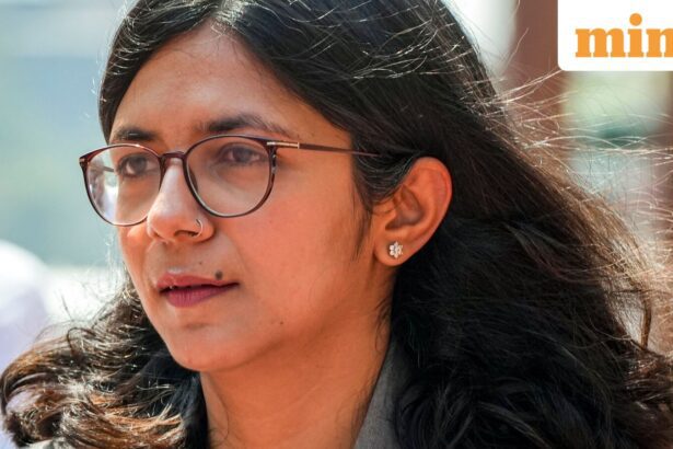 In a massive jolt to the Aam Aadmi Party, seven of its Rajya Sabha MPs, including Raghav Chadha, Sandeep Pathak and Ashok Mittal, quit the party on Friday, April 24, 2026. Rajya Sabha MP Swati Maliwal during the Budget session of Parliament, in New Delhi, in this file photo dated Monday, March 17, 2025.