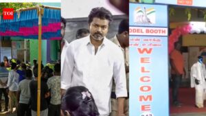 Tamil Nadu elections: Star-studded voting day, Vijay appeals to EC, robot greets voters – Top developments