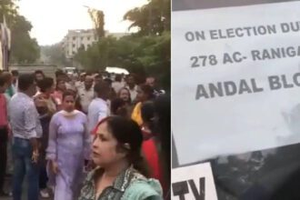 'All officers of TMC': BJP alleges irregularities after phone found in envelope near Asansol College strong room; chaos erupts